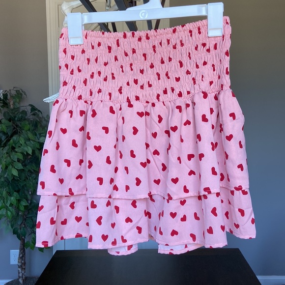 Sugarlips Pink Corazon Eclipse Ruffle Skirt - Picture 3 of 5